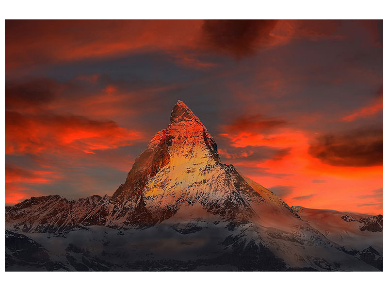 4-piece-canvas-print-mountains-of-switzerland-at-sunset