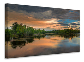 5-piece-canvas-print-mystic-lake