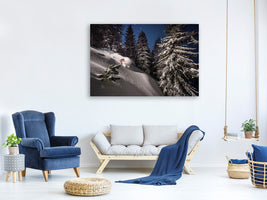 4-piece-canvas-print-night-powder-turns-with-adrien-coirier