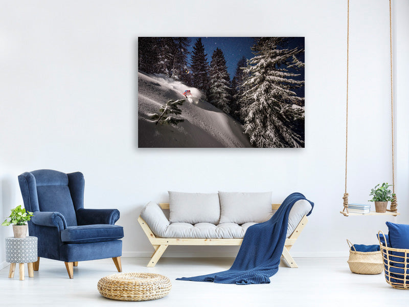 3-piece-canvas-print-night-powder-turns-with-adrien-coirier