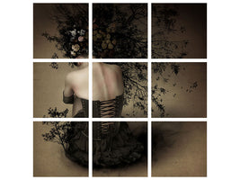 4-piece-canvas-print-night-scented-girl