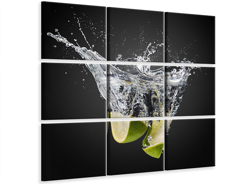 9-piece-canvas-print-o-fresh-limes