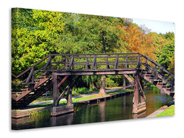 3-piece-canvas-print-old-wood-bridge