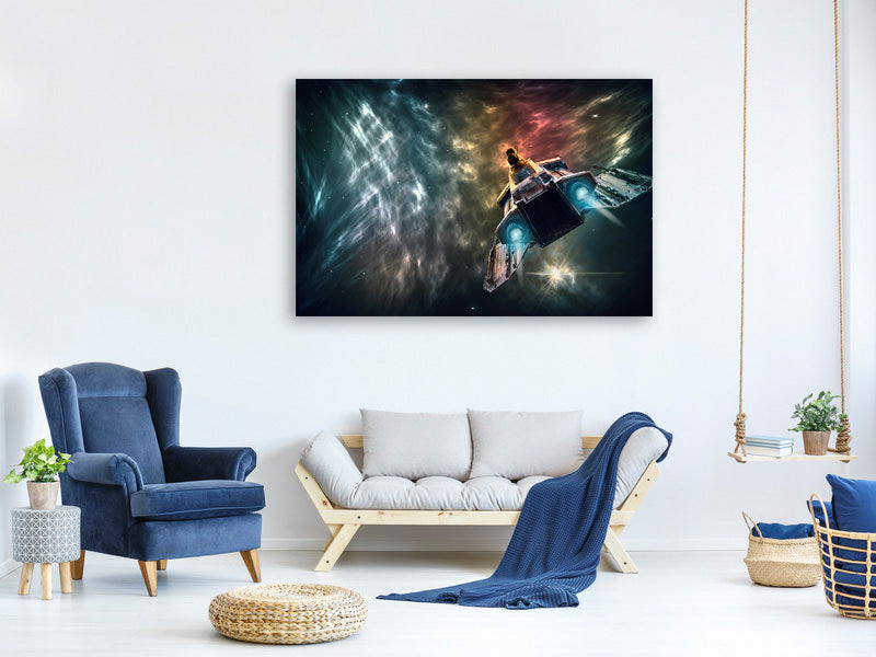 3-piece-canvas-print-on-the-way-with-the-spaceship