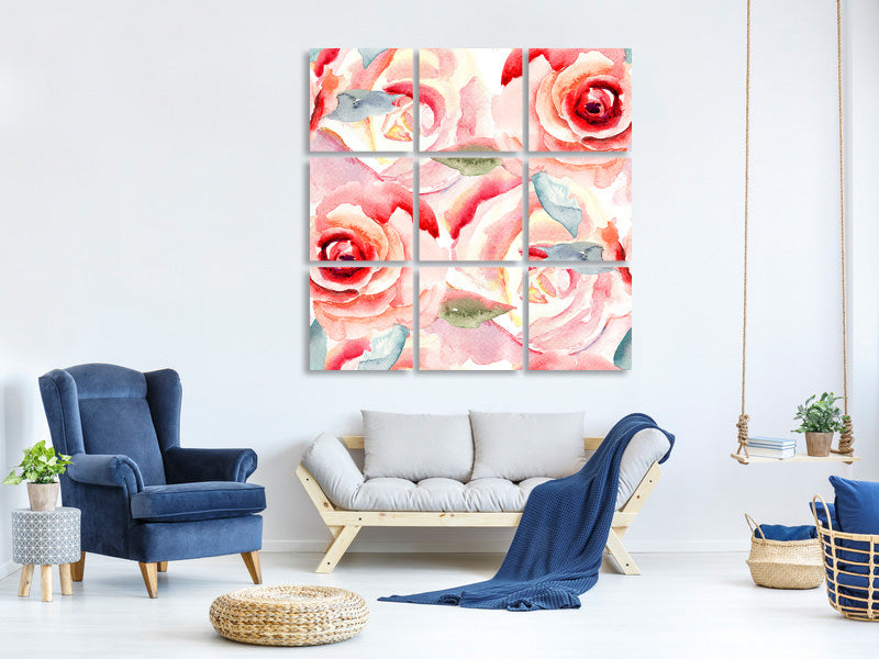 canvas-print-painting-rose