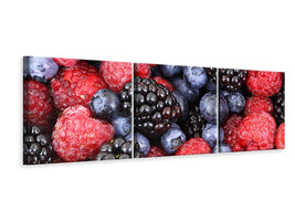 panoramic-3-piece-canvas-print-fruity-berries