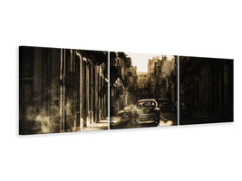 panoramic-3-piece-canvas-print-mystic-morning-in-havana