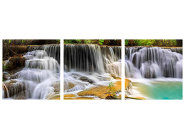 panoramic-3-piece-canvas-print-national-park-si-nakharin