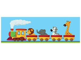 panoramic-canvas-print-animal-train