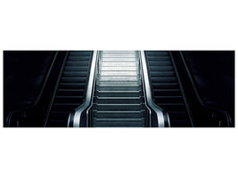 panoramic-canvas-print-escalator-in-the-dark