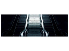 panoramic-canvas-print-escalator-in-the-dark