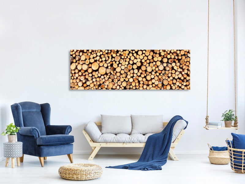 panoramic-canvas-print-logs