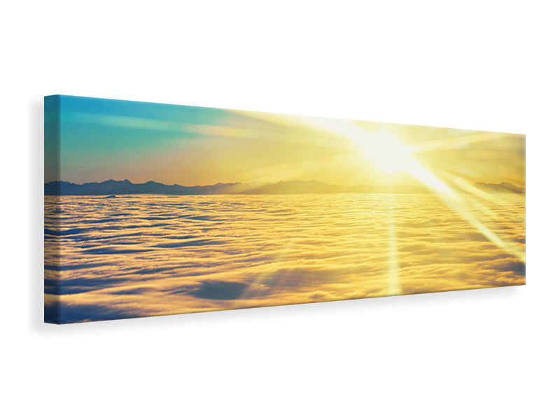 panoramic-canvas-print-sunset-above-the-clouds