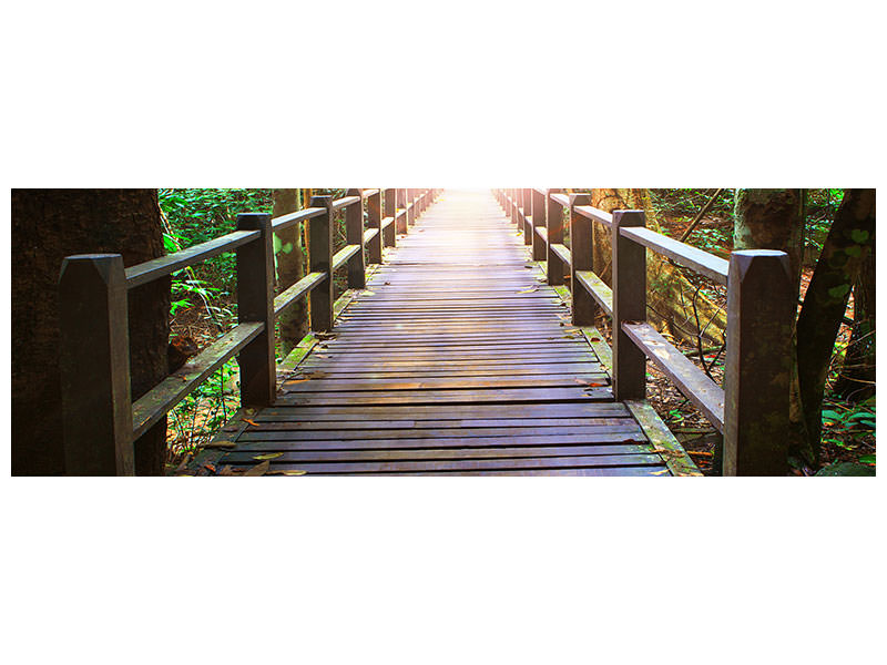 panoramic-canvas-print-the-bridge-in-the-forest