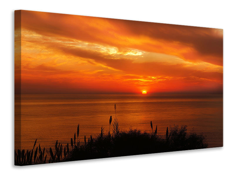3-piece-canvas-print-peaceful-evening-mood-by-the-sea