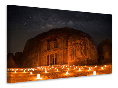 3-piece-canvas-print-petra-by-night