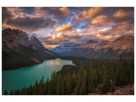 modern-4-piece-canvas-print-peyto-lake-at-dusk