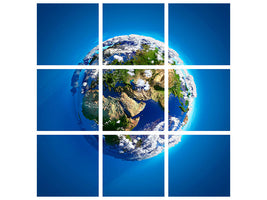 4-piece-canvas-print-planet-earth
