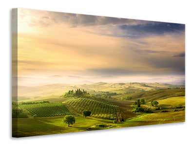 panoramic-canvas-print-podere-belvedere-sunrise