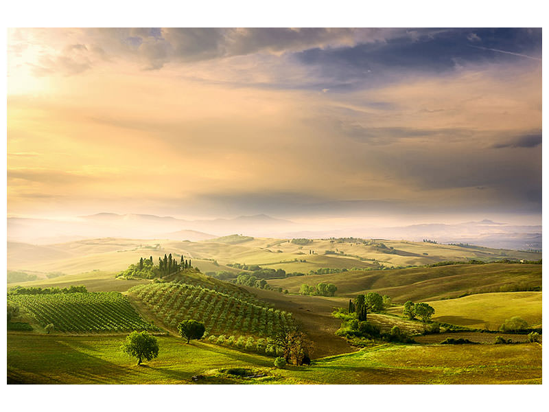 panoramic-canvas-print-podere-belvedere-sunrise