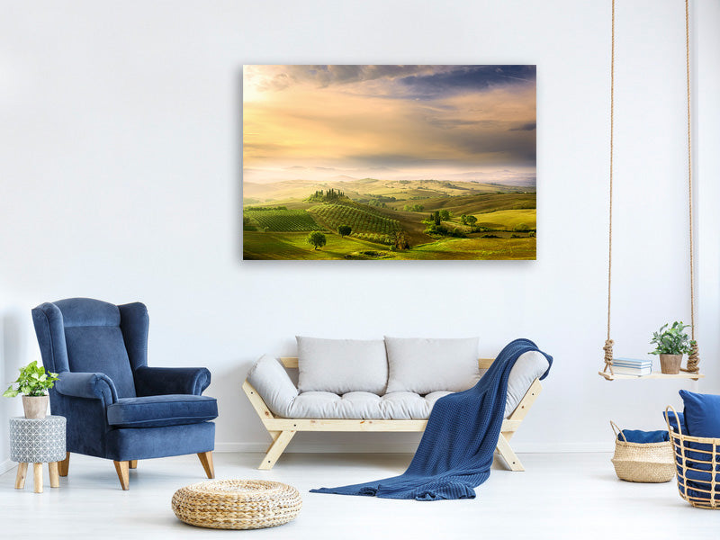 modern-4-piece-canvas-print-podere-belvedere-sunrise