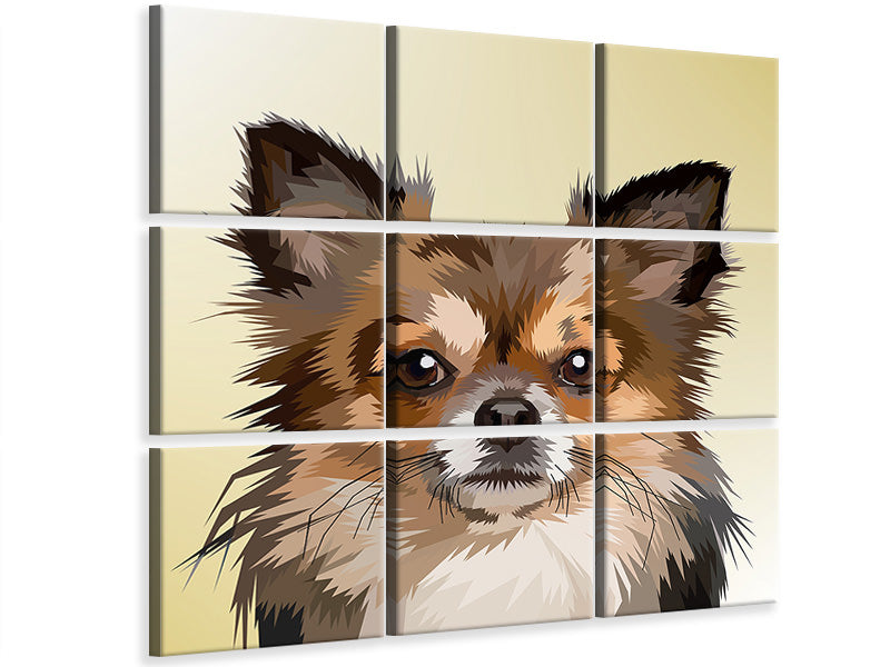 canvas-print-pop-art-dog-portrait