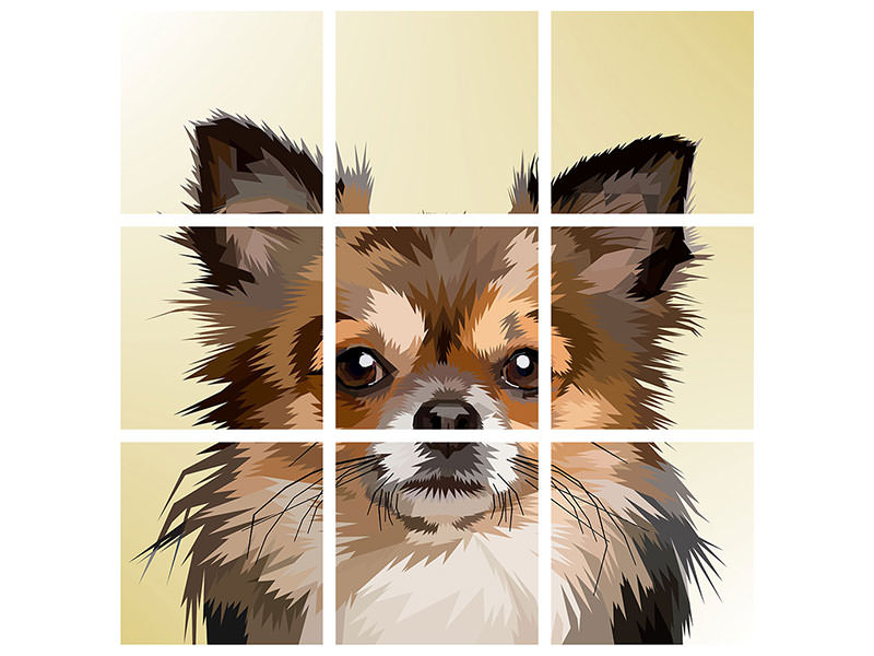 canvas-print-pop-art-dog-portrait