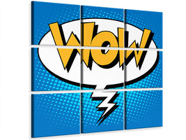 4-piece-canvas-print-pop-art-speech-bubble