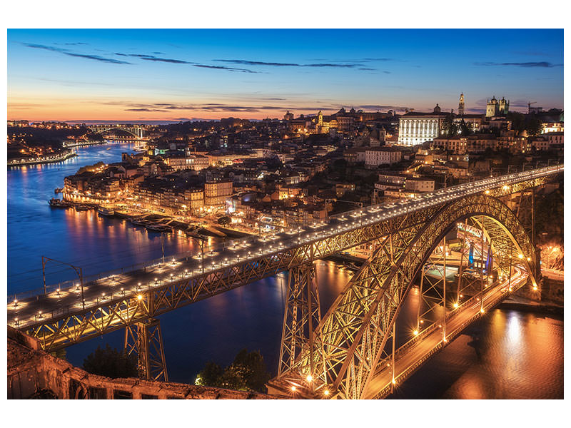 modern-3-piece-canvas-print-portugal-porto-blue-hour
