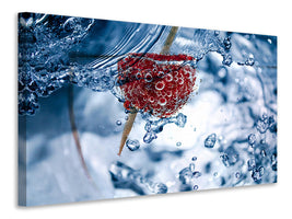 modern-3-piece-canvas-print-raspberry-in-the-water