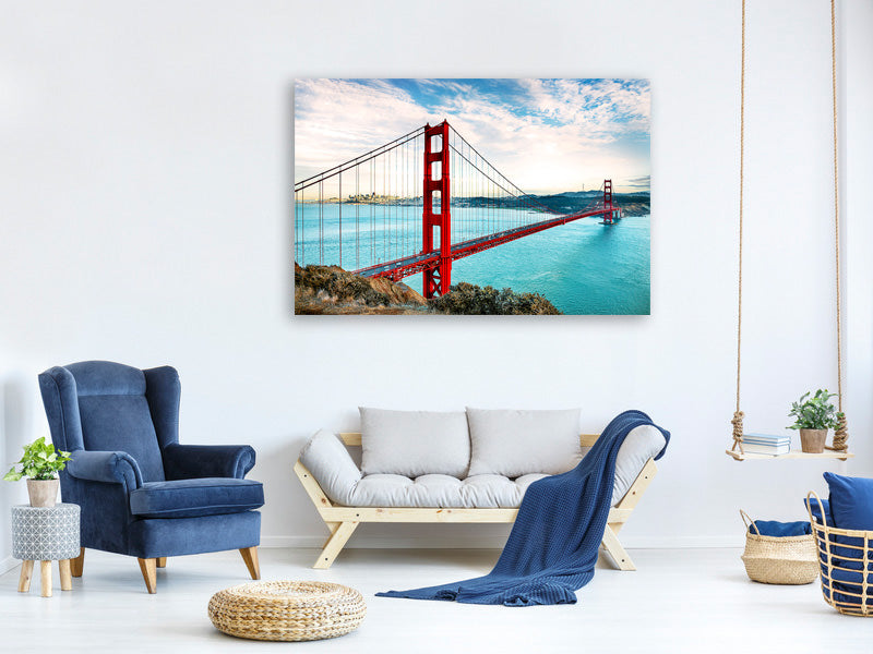 5-piece-canvas-print-red-golden-gate-bridge