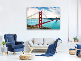 4-piece-canvas-print-red-golden-gate-bridge