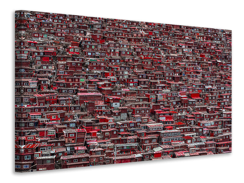 4-piece-canvas-print-red-houses