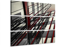 canvas-print-red-lines