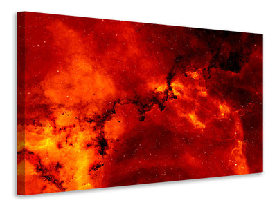 4-piece-canvas-print-red-starry-sky