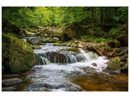 panoramic-3-piece-canvas-print-relaxation-at-the-waterfall-ii