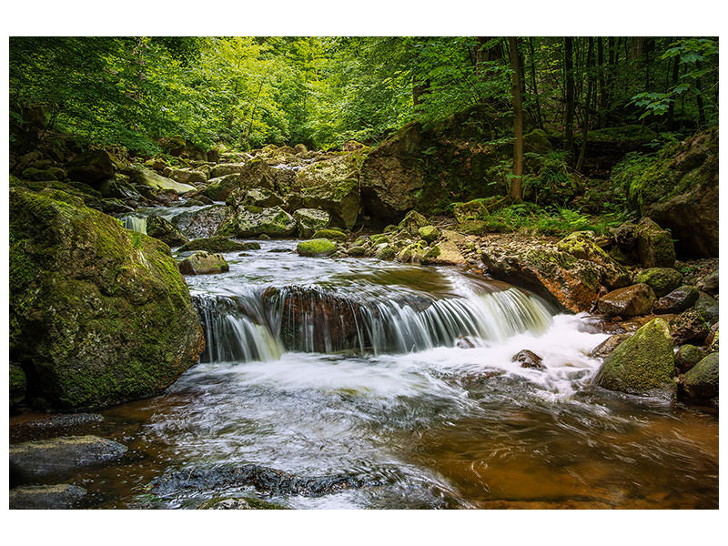 panoramic-3-piece-canvas-print-relaxation-at-the-waterfall-ii
