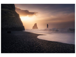 4-piece-canvas-print-reynisfjara-sunrise