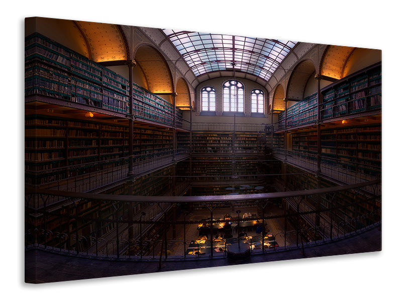5-piece-canvas-print-rijksmuseum-library
