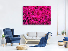 panoramic-3-piece-canvas-print-rose-petals-in-pink