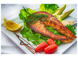 3-piece-canvas-print-salmon-plate