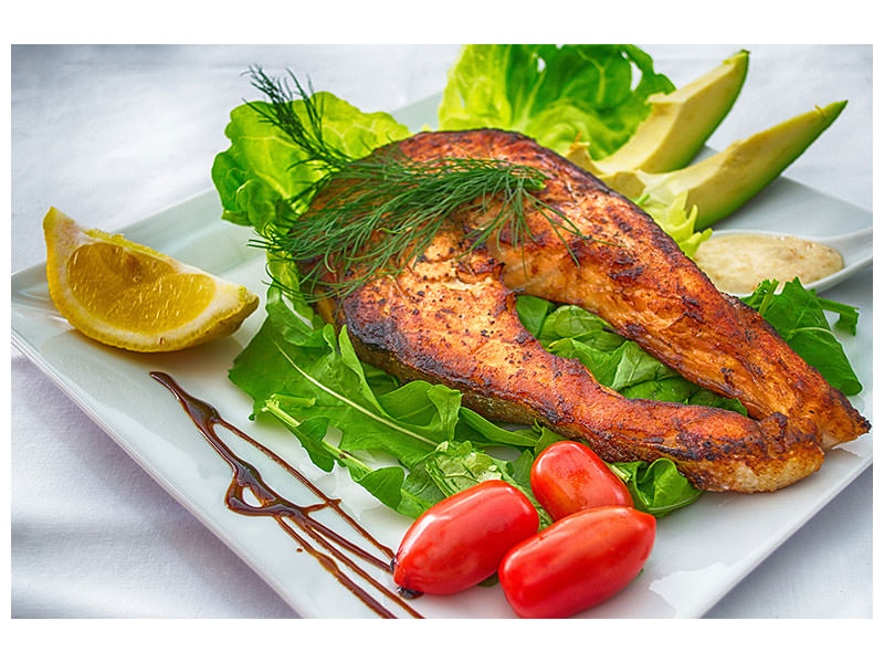 3-piece-canvas-print-salmon-plate