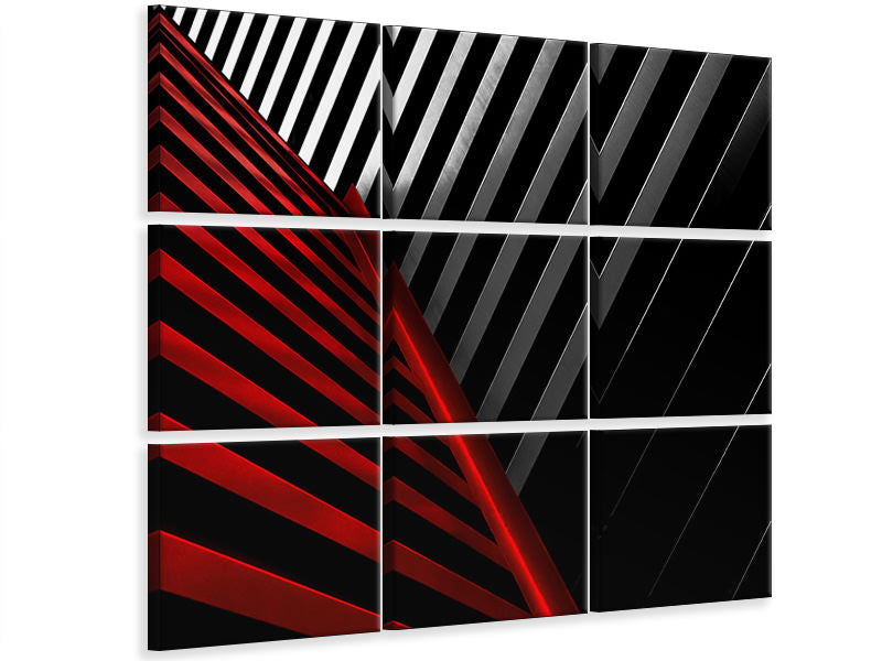 4-piece-canvas-print-silver-red
