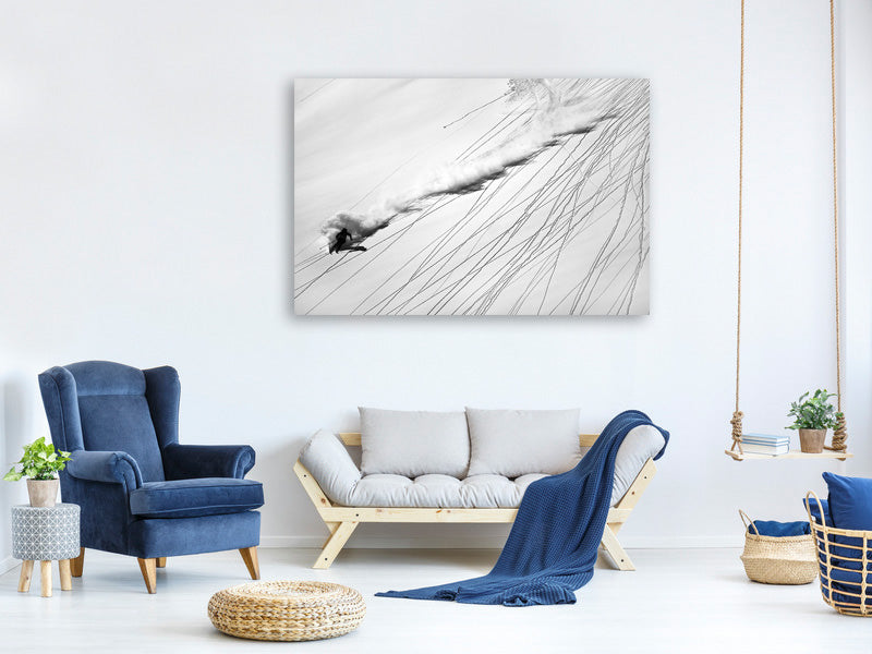 5-piece-canvas-print-skiing-powder