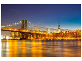 panoramic-3-piece-canvas-print-skyline-ny-williamsburg-bridge