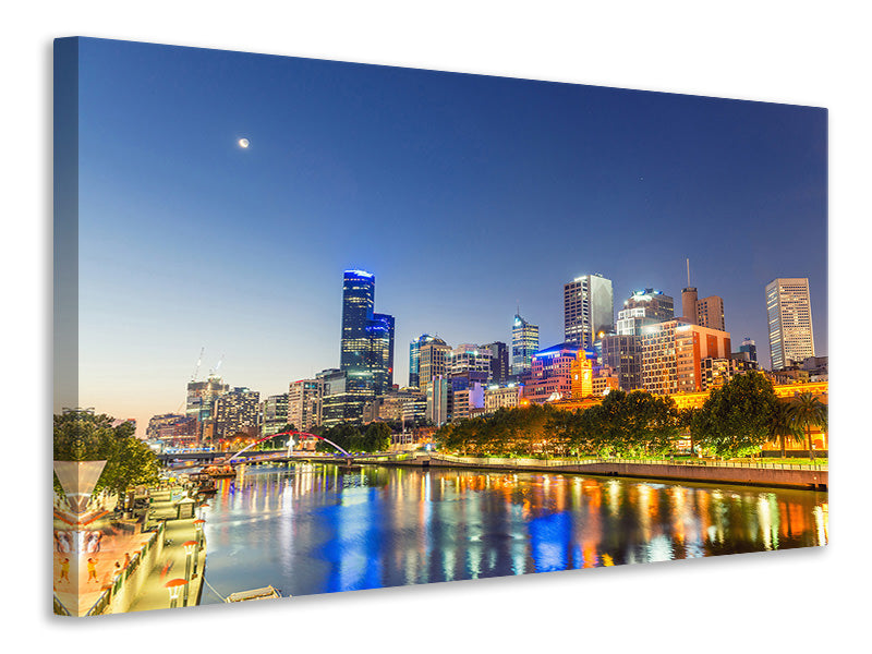 modern-4-piece-canvas-print-skyline-sydney-at-dusk