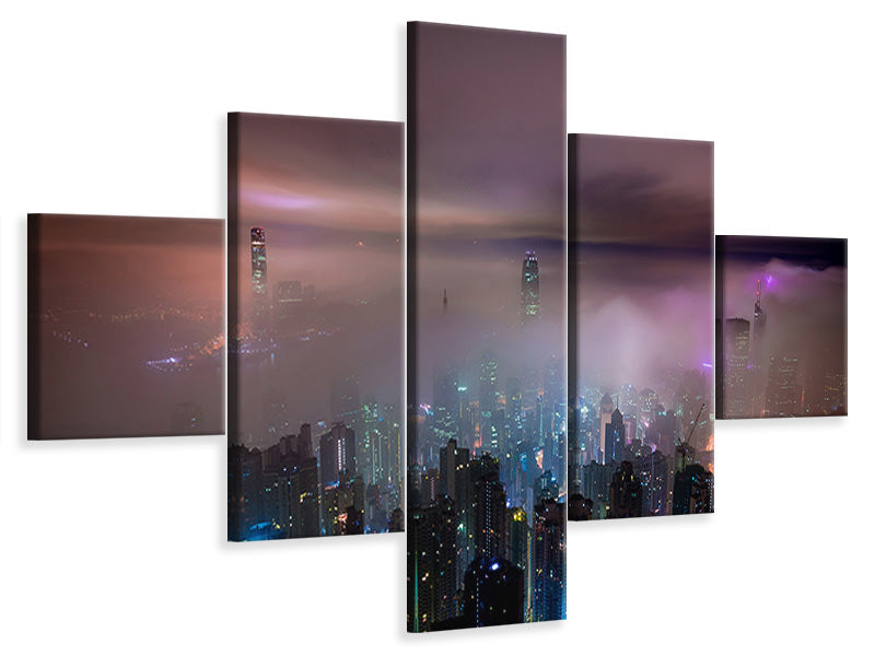 panoramic-canvas-print-smog-in-hong-kong