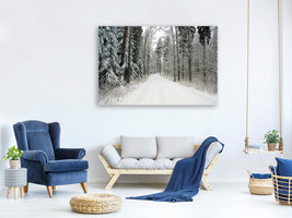 3-piece-canvas-print-snow-in-the-forest