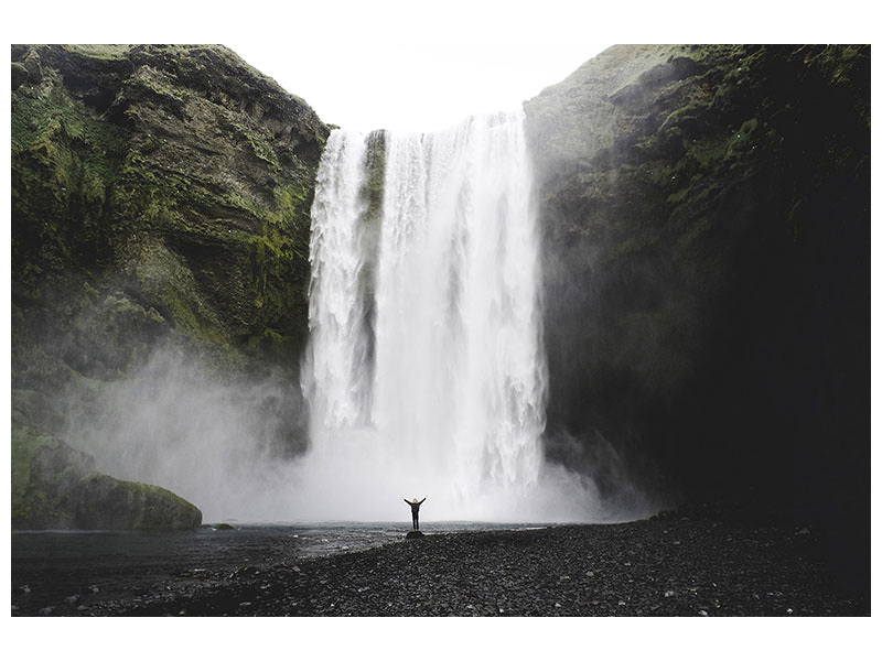 4-piece-canvas-print-spectacular-waterfall