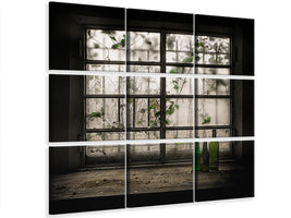 4-piece-canvas-print-still-life-with-glass-bottle
